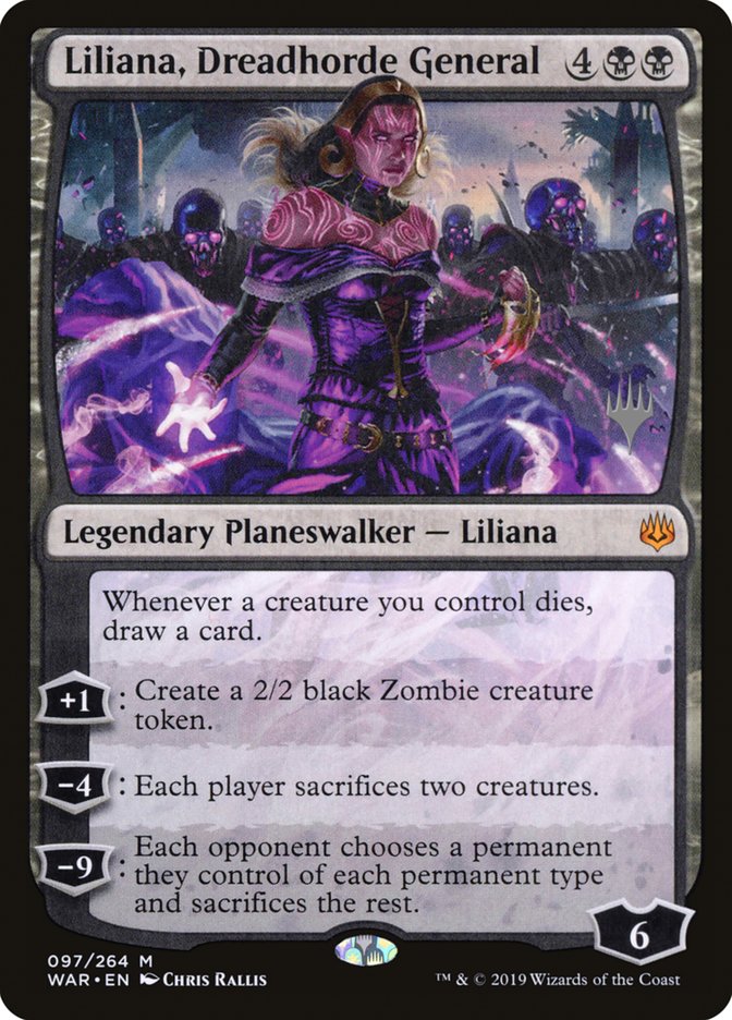 Liliana, Dreadhorde General (Promo Pack) [War of the Spark Promos] | Exor Games Truro