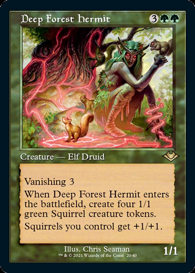 Deep Forest Hermit (Retro Foil Etched) [Modern Horizons] | Exor Games Truro