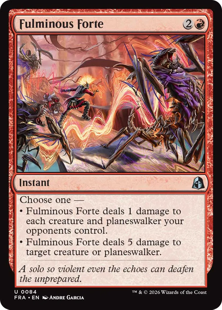 Fulminous Forte [Reality Fracture] | Exor Games Truro