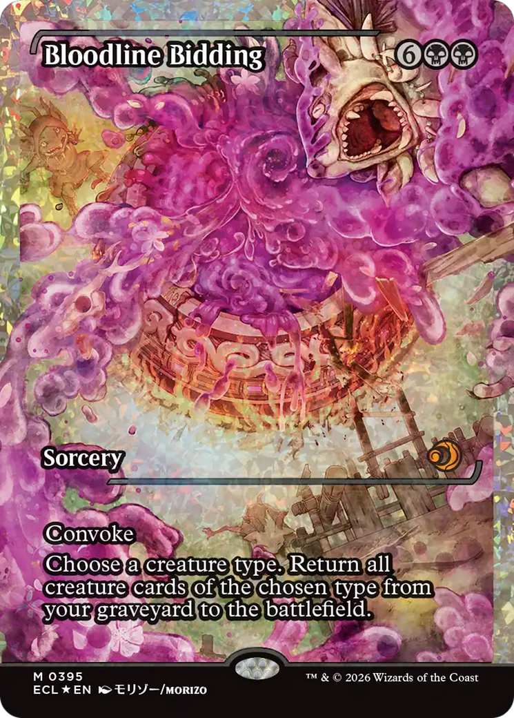 Bloodline Bidding (Showcase) (Fracture Foil) [Lorwyn Eclipsed] | Exor Games Truro