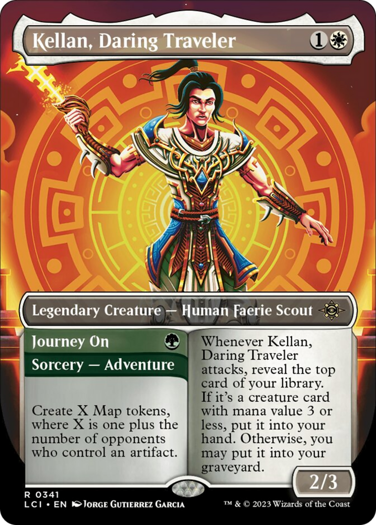 Kellan, Daring Traveler (Borderless) [The Lost Caverns of Ixalan] | Exor Games Truro