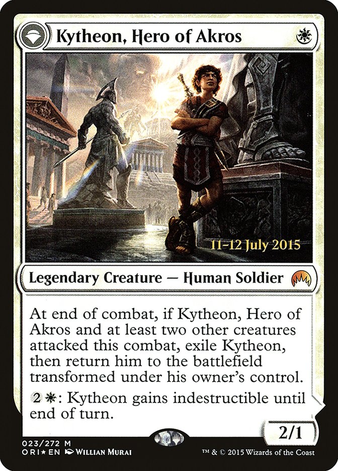 Kytheon, Hero of Akros // Gideon, Battle-Forged [Magic Origins Prerelease Promos] | Exor Games Truro