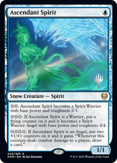 Ascendant Spirit (Promo Pack) [Kaldheim Promos] | Exor Games Truro