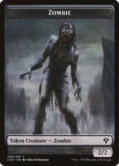 Human Soldier (003) // Zombie Double-Sided Token [Commander 2020 Tokens] | Exor Games Truro
