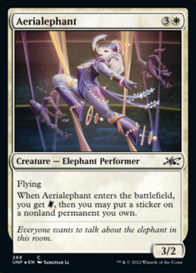 Aerialephant (Galaxy Foil) [Unfinity] | Exor Games Truro