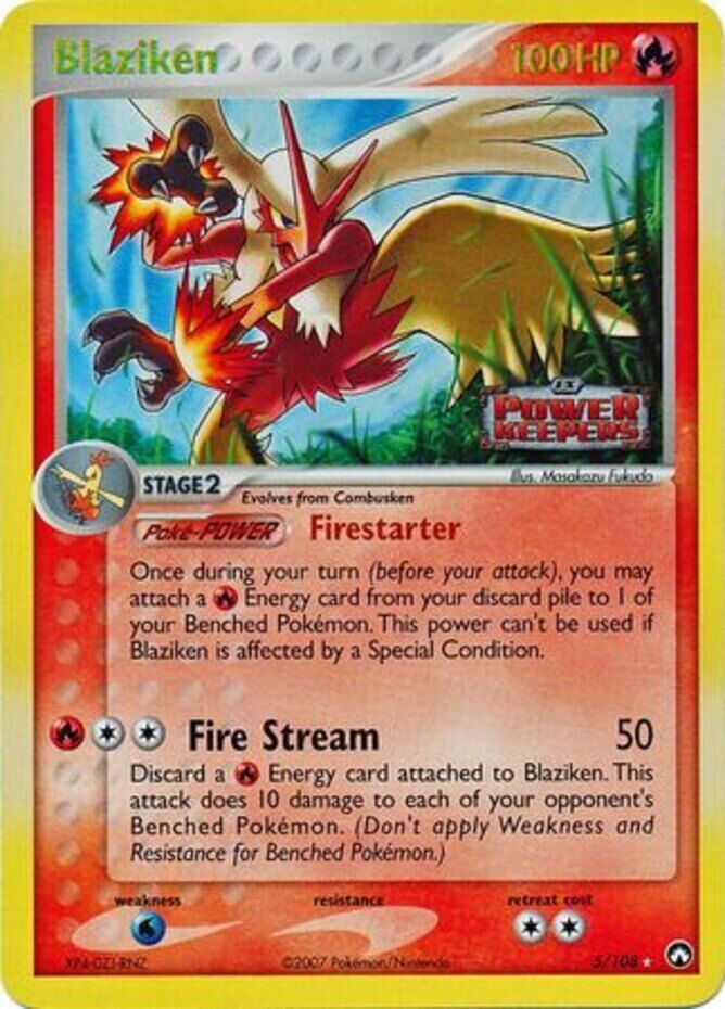 Blaziken (5/108) (Stamped) [EX: Power Keepers] | Exor Games Truro