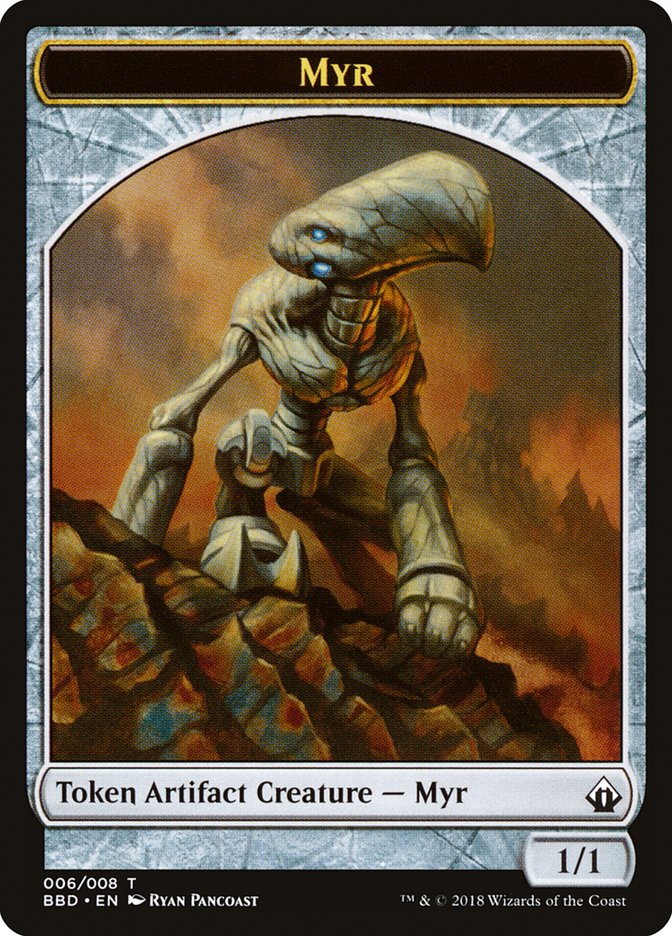 Myr Token [Battlebond Tokens] | Exor Games Truro