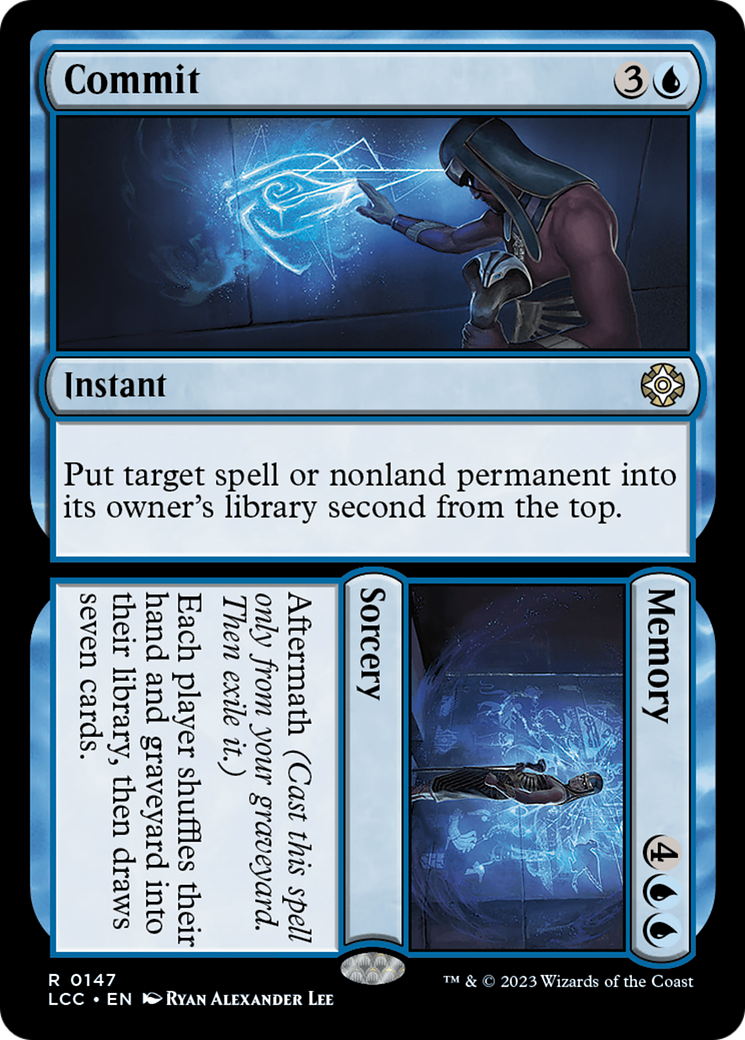 Commit // Memory [The Lost Caverns of Ixalan Commander] | Exor Games Truro