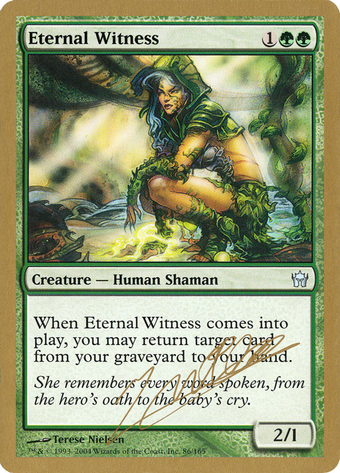 Eternal Witness (Julien Nuijten) [World Championship Decks 2004] | Exor Games Truro