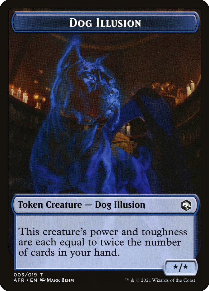 Angel // Dog Illusion Double-Sided Token [Dungeons & Dragons: Adventures in the Forgotten Realms Tokens] | Exor Games Truro