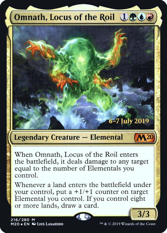 Omnath, Locus of the Roil [Core Set 2020 Prerelease Promos] | Exor Games Truro