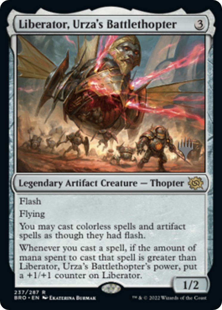 Liberator, Urza's Battlethopter (Promo Pack) [The Brothers' War Promos] | Exor Games Truro