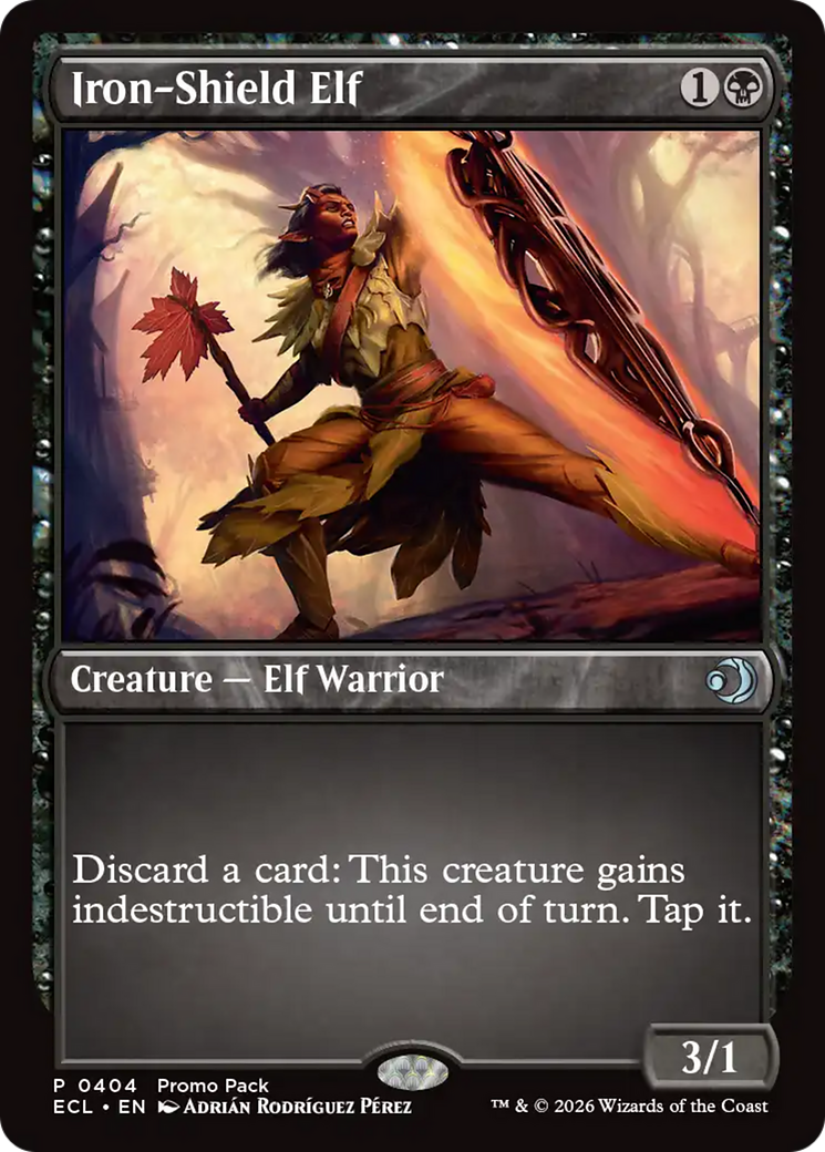 Iron-Shield Elf [Lorwyn Eclipsed Promos] | Exor Games Truro
