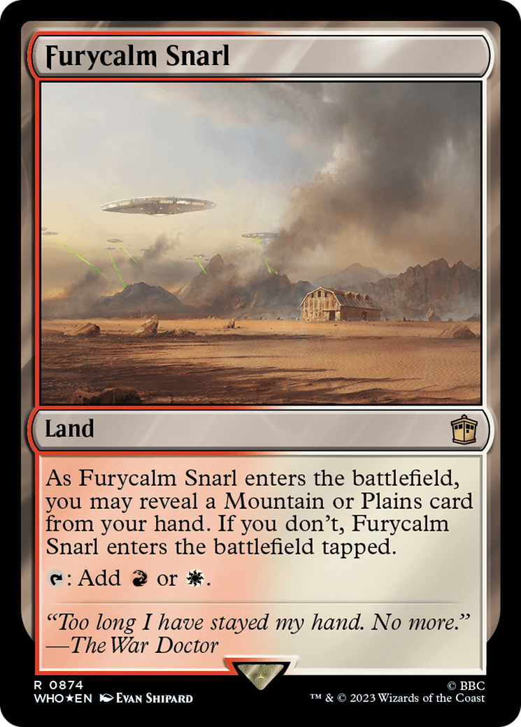 Furycalm Snarl (Surge Foil) [Doctor Who] | Exor Games Truro
