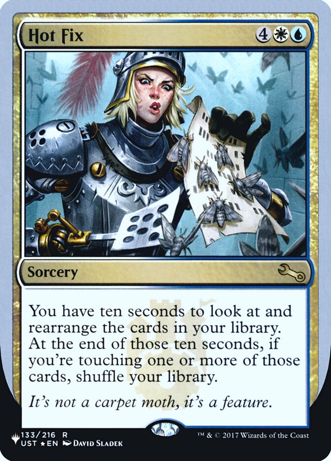 Hot Fix (Unfinity Foil Edition) [The List] | Exor Games Truro
