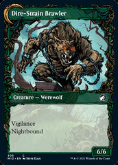 Tireless Hauler // Dire-Strain Brawler (Showcase Equinox) [Innistrad: Midnight Hunt] | Exor Games Truro
