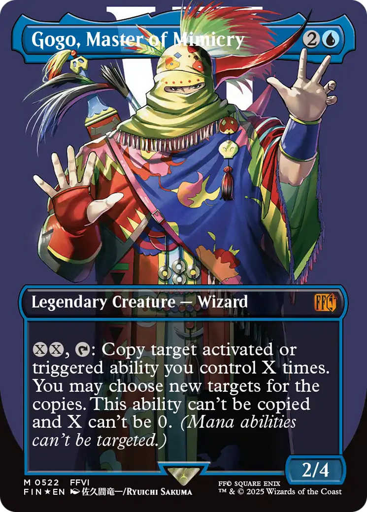 Gogo, Master of Mimicry (Borderless) (Surge Foil) [FINAL FANTASY] | Exor Games Truro
