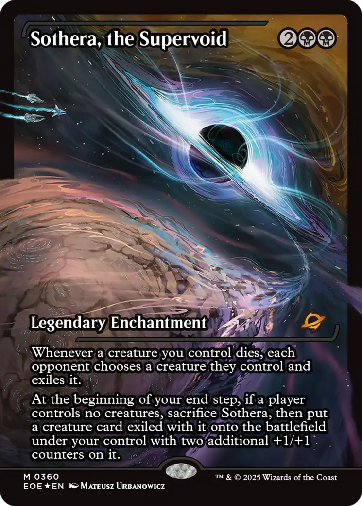 Sothera, the Supervoid (Showcase) [Edge of Eternities] | Exor Games Truro