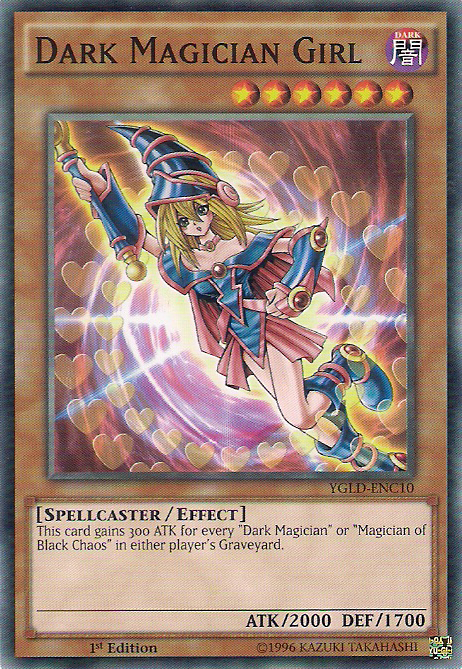 Dark Magician Girl [YGLD-ENC10] Common | Exor Games Truro