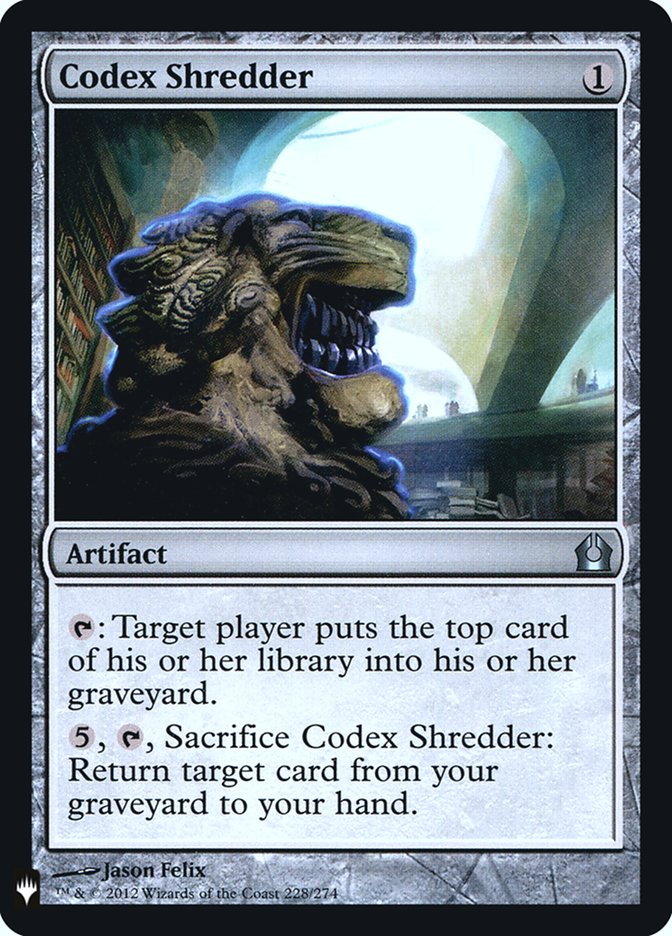 Codex Shredder [Mystery Booster] | Exor Games Truro