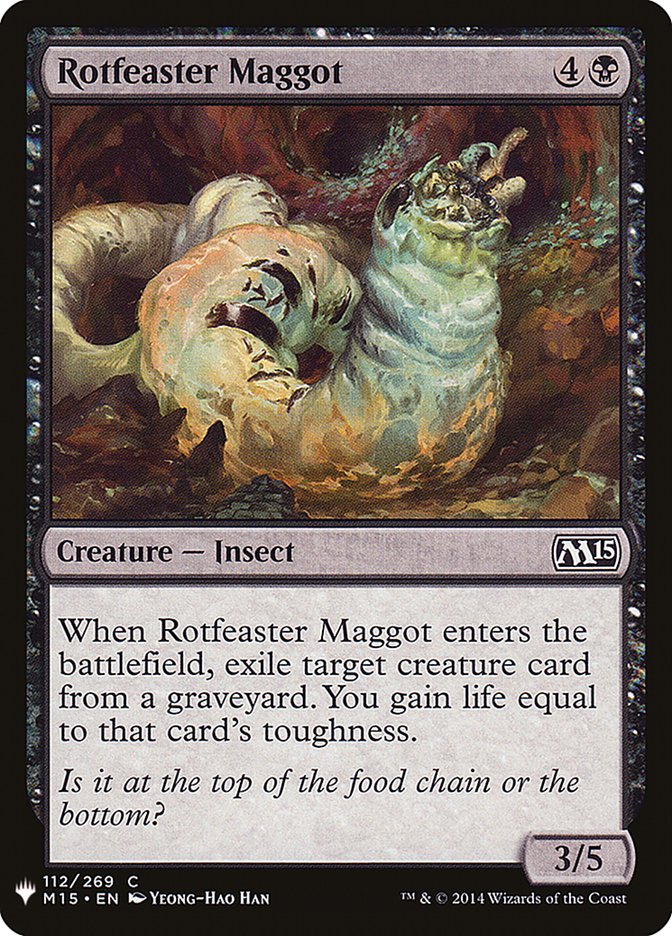 Rotfeaster Maggot [Mystery Booster] | Exor Games Truro