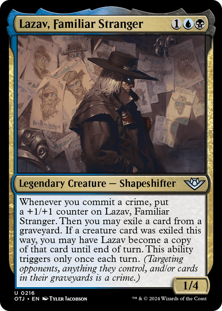 Lazav, Familiar Stranger [Outlaws of Thunder Junction] | Exor Games Truro