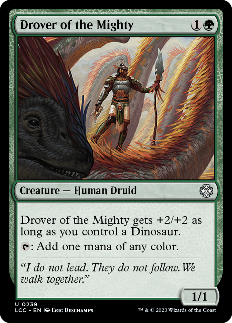 Drover of the Mighty [The Lost Caverns of Ixalan Commander] | Exor Games Truro