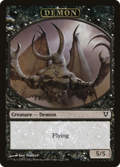 Angel // Demon Double-Sided Token [Avacyn Restored Tokens] | Exor Games Truro