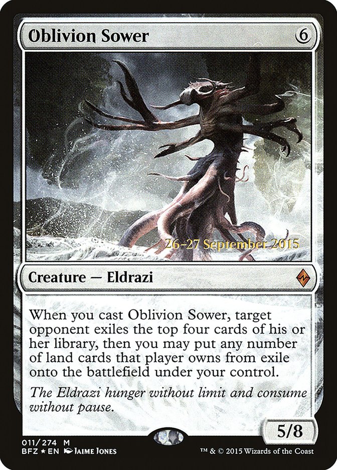 Oblivion Sower [Battle for Zendikar Prerelease Promos] | Exor Games Truro