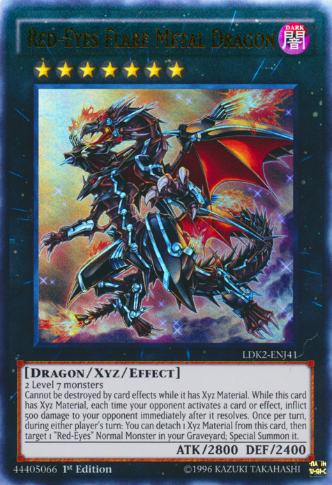 Red-Eyes Flare Metal Dragon [LDK2-ENJ41] Ultra Rare | Exor Games Truro