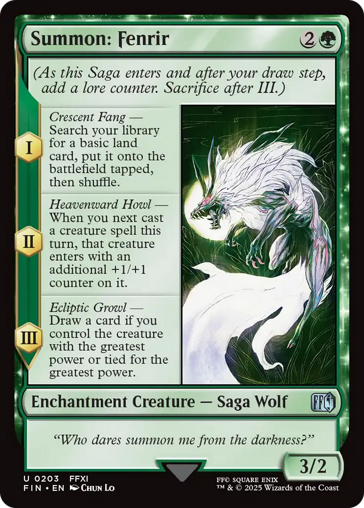 Summon: Fenrir [FINAL FANTASY] | Exor Games Truro