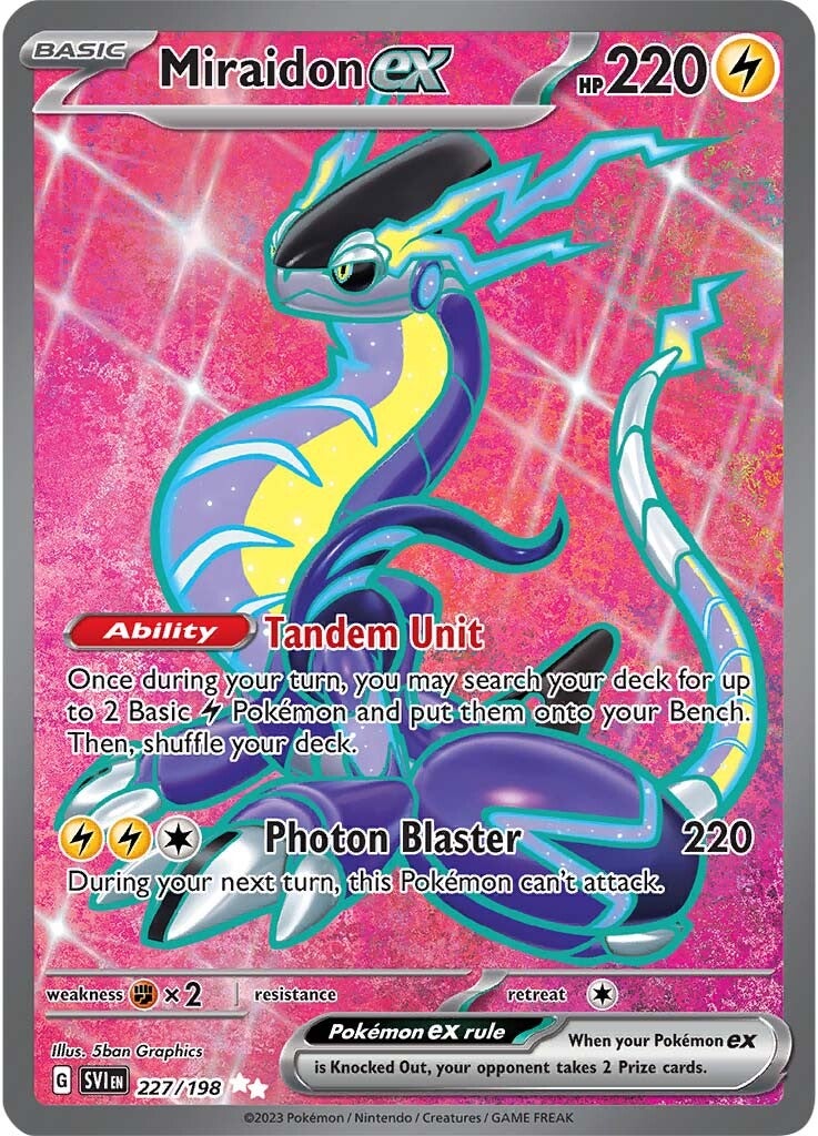 Miraidon ex (227/198) [Scarlet & Violet: Base Set] | Exor Games Truro