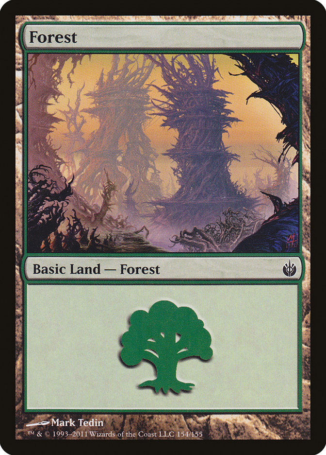 Forest (154) [Mirrodin Besieged] | Exor Games Truro