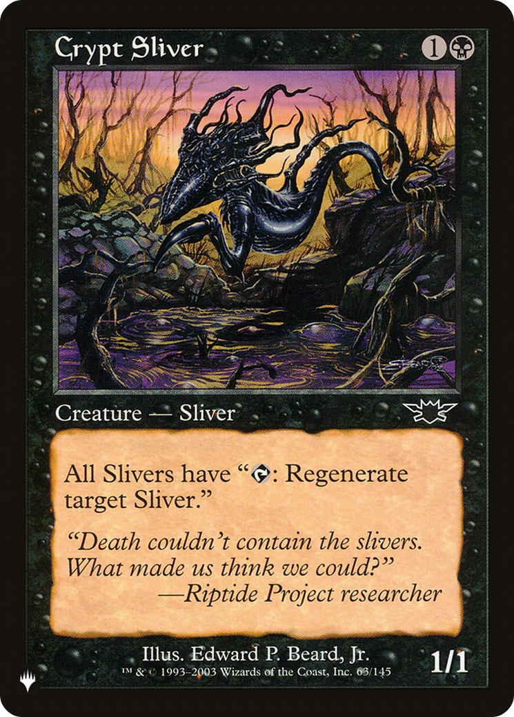 Crypt Sliver [The List Reprints] | Exor Games Truro