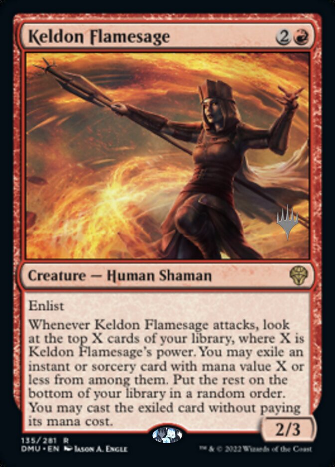 Keldon Flamesage (Promo Pack) [Dominaria United Promos] | Exor Games Truro