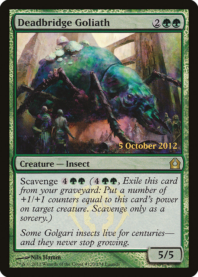 Deadbridge Goliath [Return to Ravnica Prerelease Promos] | Exor Games Truro