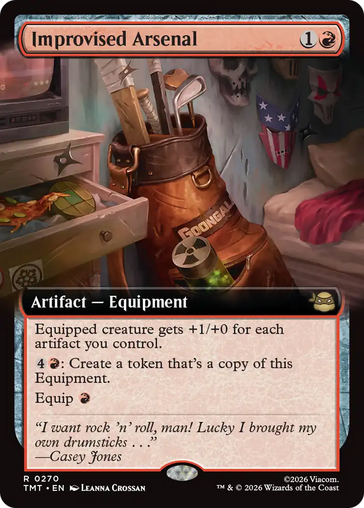 Improvised Arsenal (Extended Art) [Teenage Mutant Ninja Turtles] | Exor Games Truro