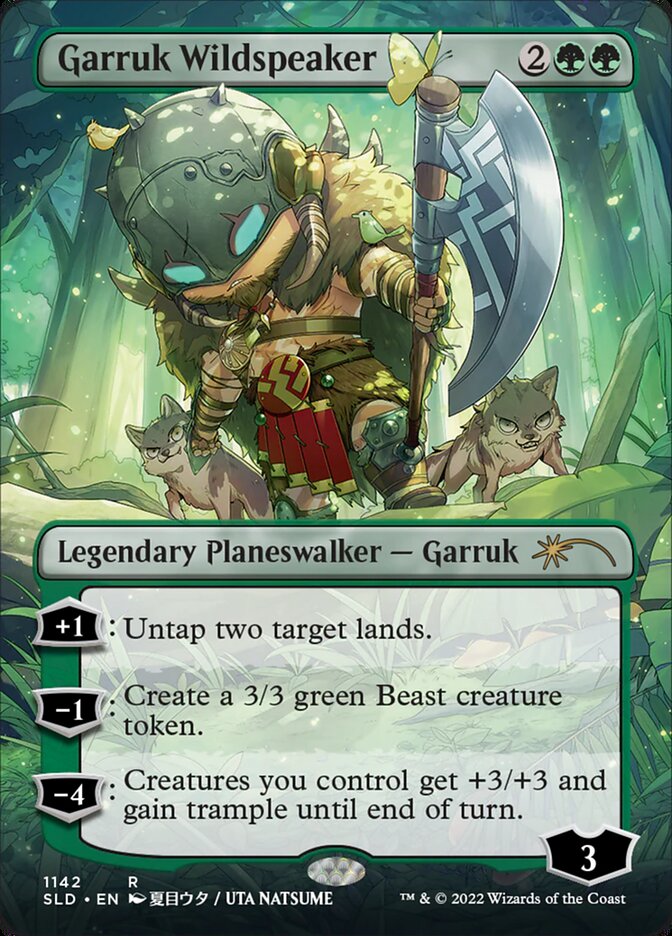 Garruk Wildspeaker (Borderless) [Secret Lair Drop Series] | Exor Games Truro