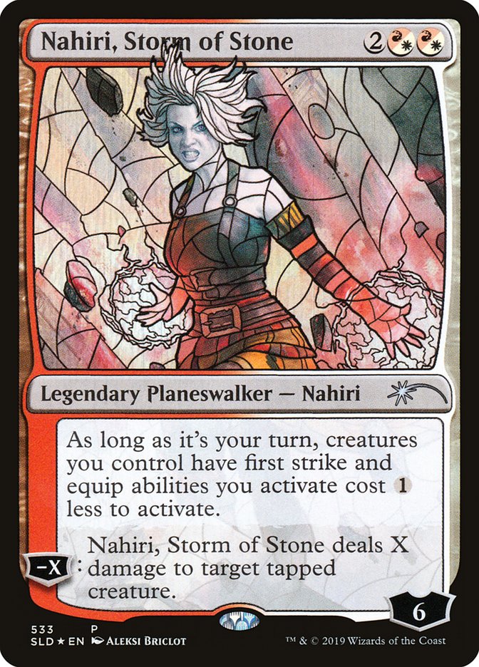 Nahiri, Storm of Stone (Stained Glass) [Secret Lair Drop Promos] | Exor Games Truro