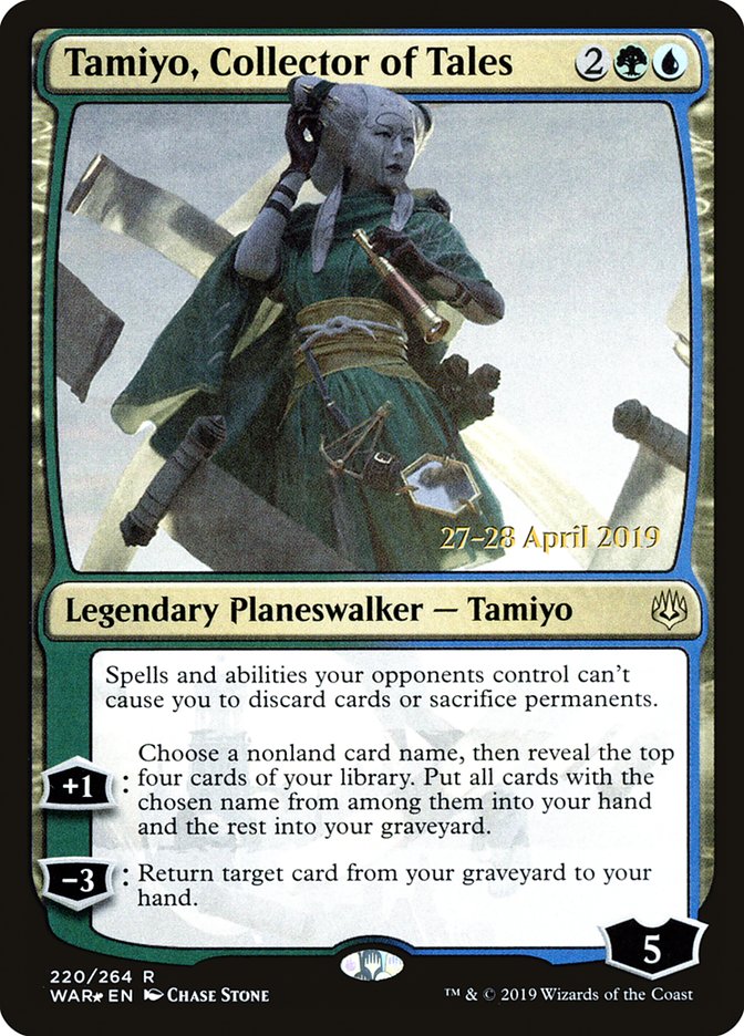 Tamiyo, Collector of Tales [War of the Spark Prerelease Promos] | Exor Games Truro