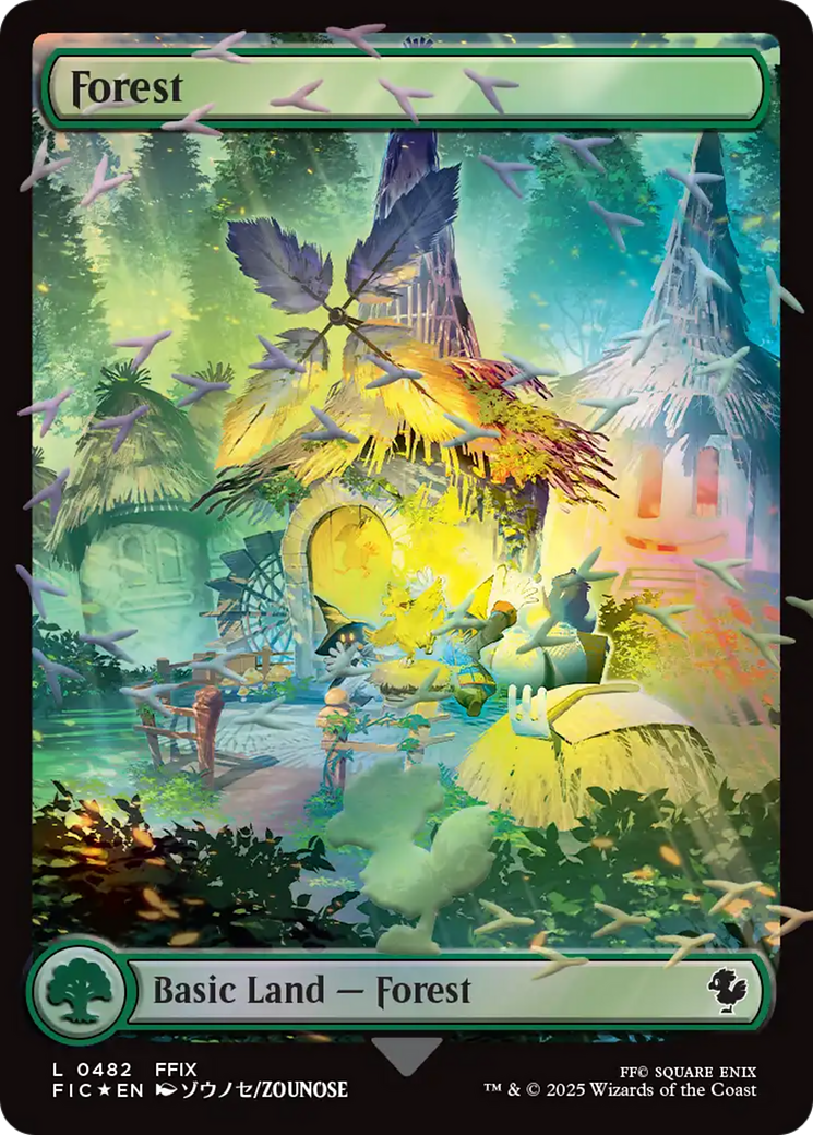 Forest (Chocobo Track Foil) [FINAL FANTASY Commander] | Exor Games Truro