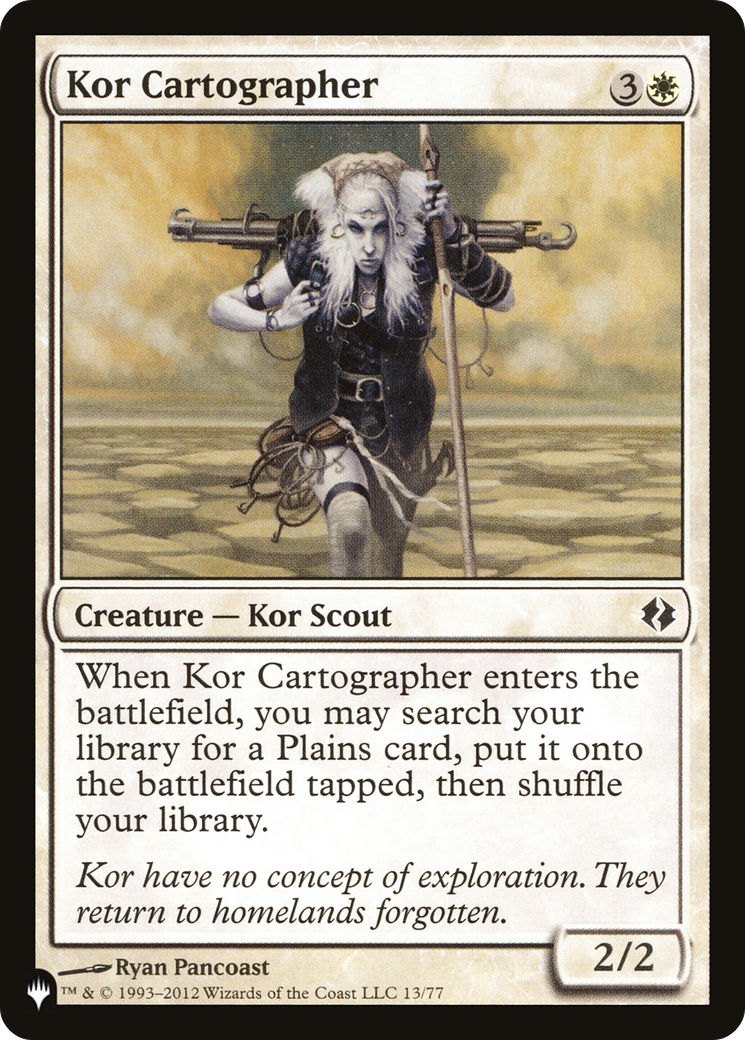 Kor Cartographer [The List Reprints] | Exor Games Truro