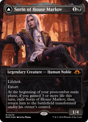 Sorin of House Markov // Sorin, Ravenous Neonate (Borderless) (Textured Foil) [Modern Horizons 3] | Exor Games Truro