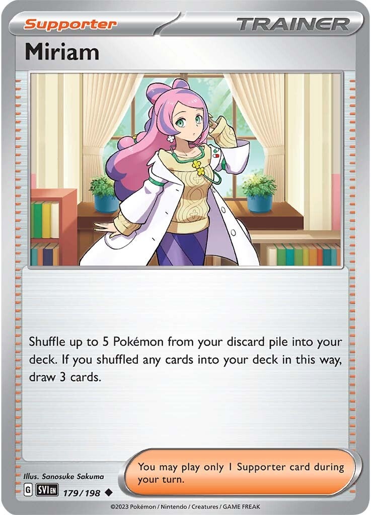 Miriam (179/198) [Scarlet & Violet: Base Set] | Exor Games Truro