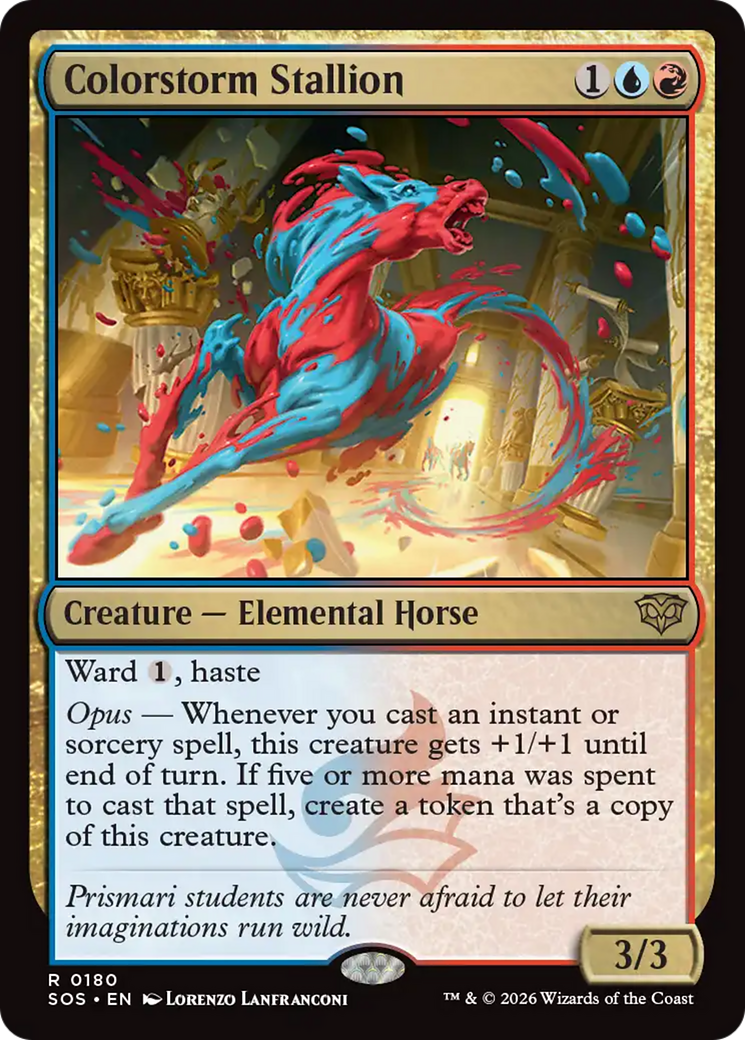 Colorstorm Stallion [Secrets of Strixhaven] | Exor Games Truro