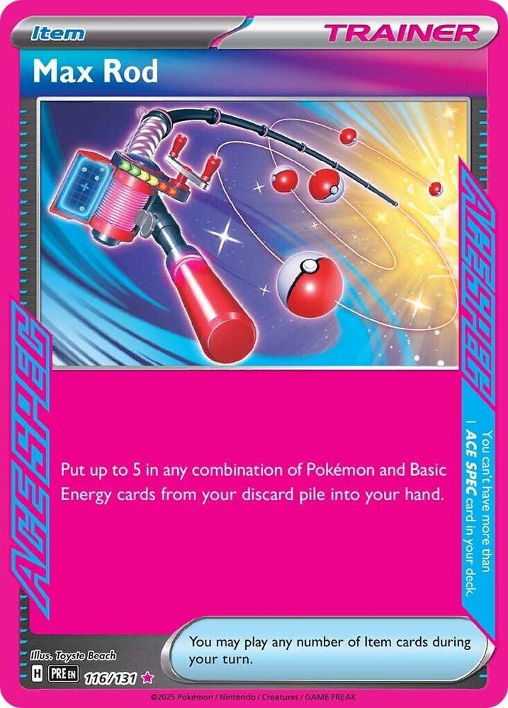 Max Rod (116/131) [Scarlet & Violet: Prismatic Evolutions] | Exor Games Truro