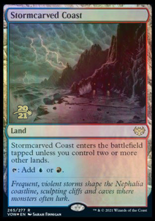 Stormcarved Coast [Innistrad: Crimson Vow Prerelease Promos] | Exor Games Truro