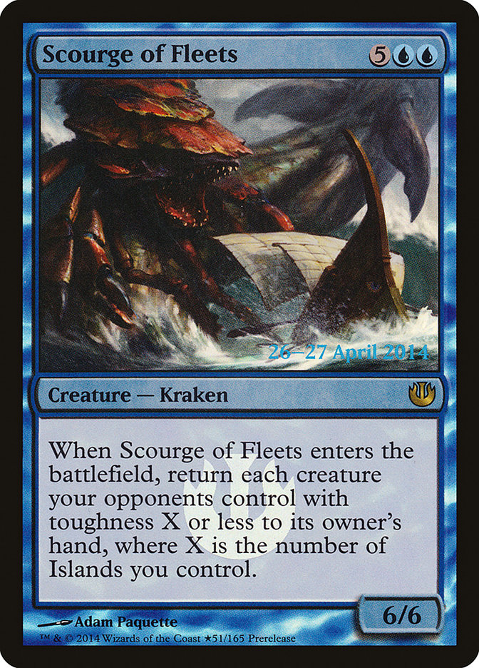 Scourge of Fleets [Journey into Nyx Prerelease Promos] | Exor Games Truro