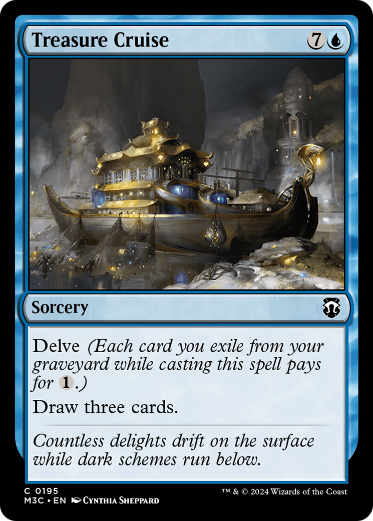 Treasure Cruise (Ripple Foil) [Modern Horizons 3 Commander] | Exor Games Truro