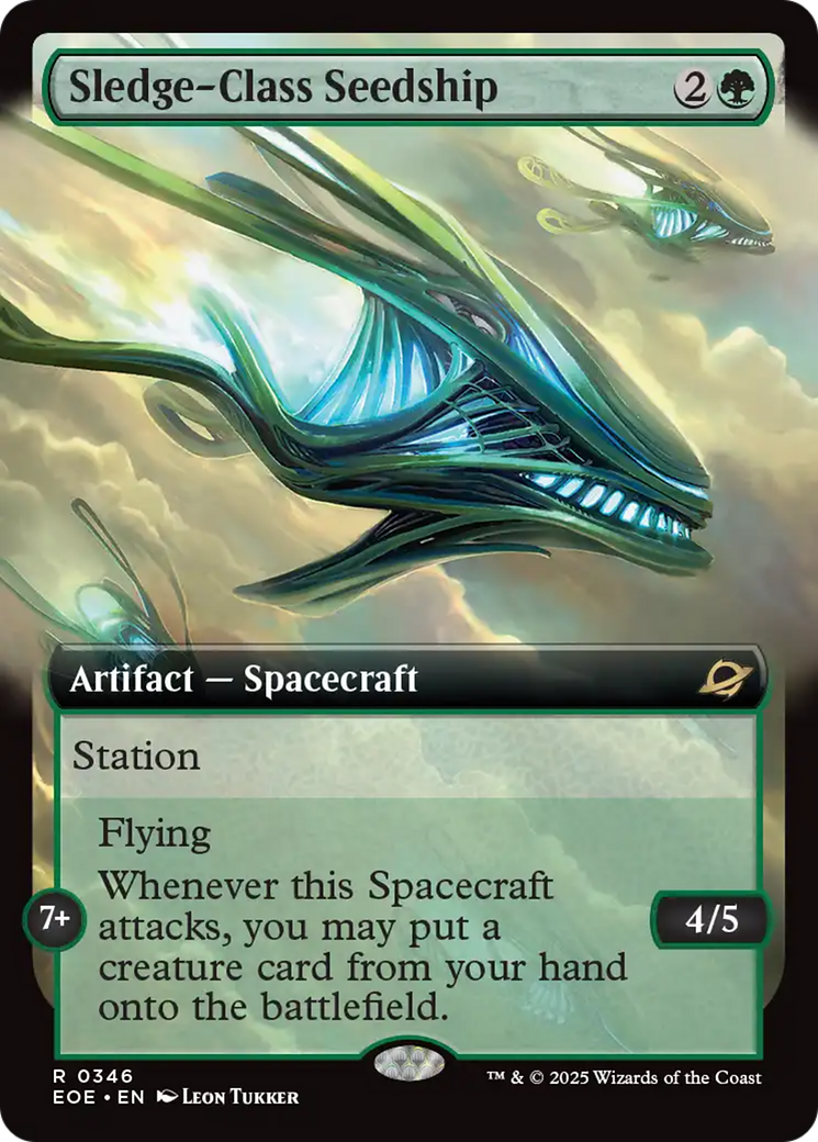 Sledge-Class Seedship (Extended Art) [Edge of Eternities] | Exor Games Truro